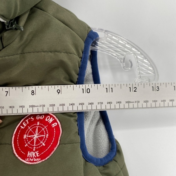 🎁5/$25 LIEF Fashion Vest Boys Size 7 My Super jacket Insulated Removable Hood - Picture 3 of 13